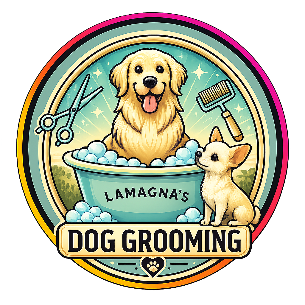 LaMagna's Dog Grooming logo